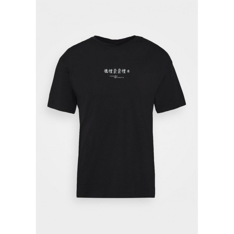 Kobiety T SHIRT TOP | Common Kollectiv BLOSSOM UNISEX - T-shirt z nadrukiem - black/czarny - HL37002