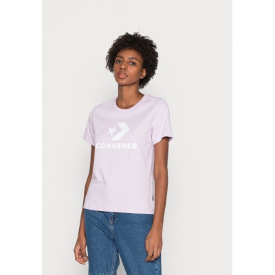 Kobiety T_SHIRT_TOP | Converse STAR CHEVRON LOGO  - T-shirt z nadrukiem - pale amethyst/różowy - TJ78106