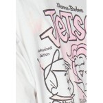 Kobiety T SHIRT TOP | Cotton On BOYFRIEND FIT TEE - T-shirt z nadrukiem - vintage white/biały - AL56312
