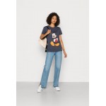 Kobiety T SHIRT TOP | Cotton On CLASSIC MICKEY - T-shirt z nadrukiem - happy mickey/washed navy/granatowy - SP45678