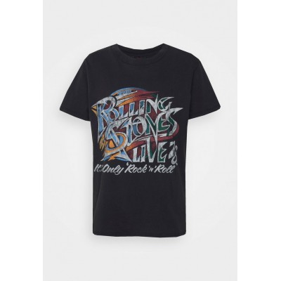 Kobiety T_SHIRT_TOP | Cotton On CLASSIC ROLLING STONES - T-shirt z nadrukiem - black/antracytowy - JF48143