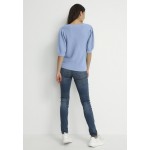 Kobiety T SHIRT TOP | Cream CRSILLAR - T-shirt z nadrukiem - placid blue/jasnoniebieski - KU09504