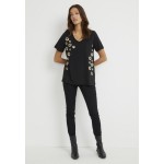 Kobiety T SHIRT TOP | Culture CUGITH - T-shirt z nadrukiem - black/czarny - HS82253