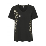 Kobiety T SHIRT TOP | Culture CUGITH - T-shirt z nadrukiem - black/czarny - HS82253