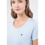 Kobiety T SHIRT TOP | Denim Culture VERIA - T-shirt basic - blau/niebieski - LJ03330