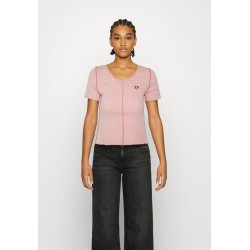 Kobiety T_SHIRT_TOP | Diesel T-shirt basic - pink/jasnoróżowy - TO34789
