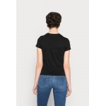 Kobiety T SHIRT TOP | Diesel T-shirt z nadrukiem - black/czarny - MN33637