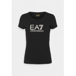 Kobiety T SHIRT TOP | EA7 Emporio Armani T-shirt z nadrukiem - black/light gold/czarny - GL19512