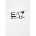 Kobiety T SHIRT TOP | EA7 Emporio Armani T-shirt z nadrukiem - white/black/biały - AC67095