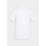 Kobiety T SHIRT TOP | edc by Esprit VNECK TEE - T-shirt basic - white/biały - BC59618