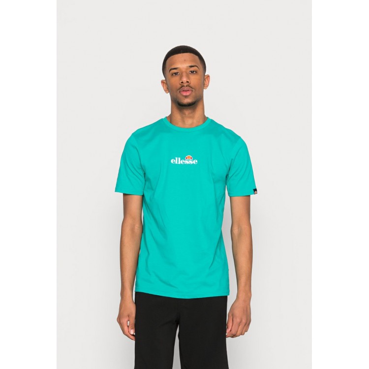 Kobiety T SHIRT TOP | Ellesse MAVOZ UNISEX - T-shirt z nadrukiem - teal/zielony - AS81088