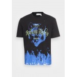 Kobiety T SHIRT TOP | Endless Nights FLAME WOLF UNISEX - T-shirt z nadrukiem - black/czarny - VZ01169