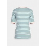 Kobiety T SHIRT TOP | Esprit T-shirt z nadrukiem - grey/blue/niebieski - JU75124
