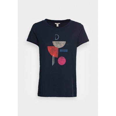 Kobiety T_SHIRT_TOP | Esprit T-shirt z nadrukiem - navy/granatowy - AW87203
