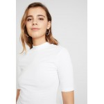 Kobiety T SHIRT TOP | Even&Odd 2 PACK - T-SHIRT BASIC - T-shirt basic - white/black/biały - HH95611