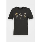 Kobiety T SHIRT TOP | Even&Odd T-shirt z nadrukiem - anthracite/antracytowy - BE17954