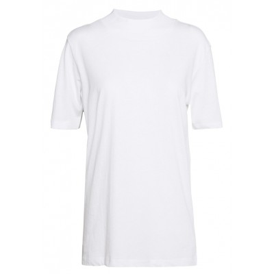 Kobiety T_SHIRT_TOP | Even&Odd Tall WITH WIDE COLLAR - T-shirt basic - white/biały - SS79011