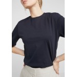 Kobiety T SHIRT TOP | Filippa K CREW NECK TEE - T-shirt basic - navy/granatowy - TZ93917