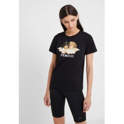 Kobiety T_SHIRT_TOP | Fiorucci VINTAGE ANGELS TEE  - T-shirt z nadrukiem - black/czarny - EG95214
