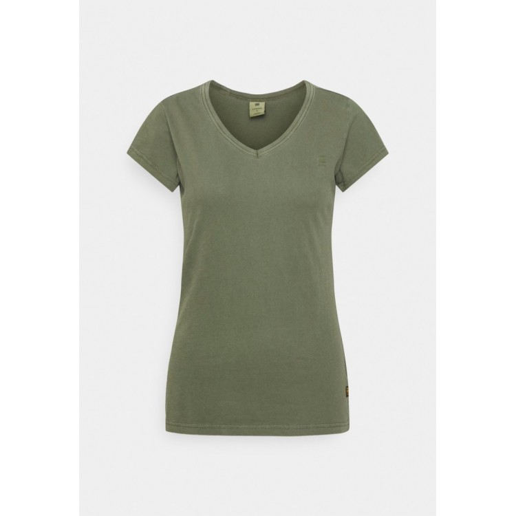 Kobiety T SHIRT TOP | G-Star EYBEN SLIM - T-shirt basic - shadow olive/oliwkowy - LQ97491