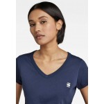 Kobiety T SHIRT TOP | G-Star EYBEN V NECK - T-shirt basic - sartho blue/granatowy - OS22238