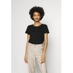 Kobiety T SHIRT TOP | GAP CREW 2 PACK - T-shirt basic - true black/czarny - VU63004