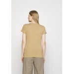 Kobiety T SHIRT TOP | GAP FRANCHISE TEE 2 PACK - T-shirt z nadrukiem - mojave/khaki - RH28633