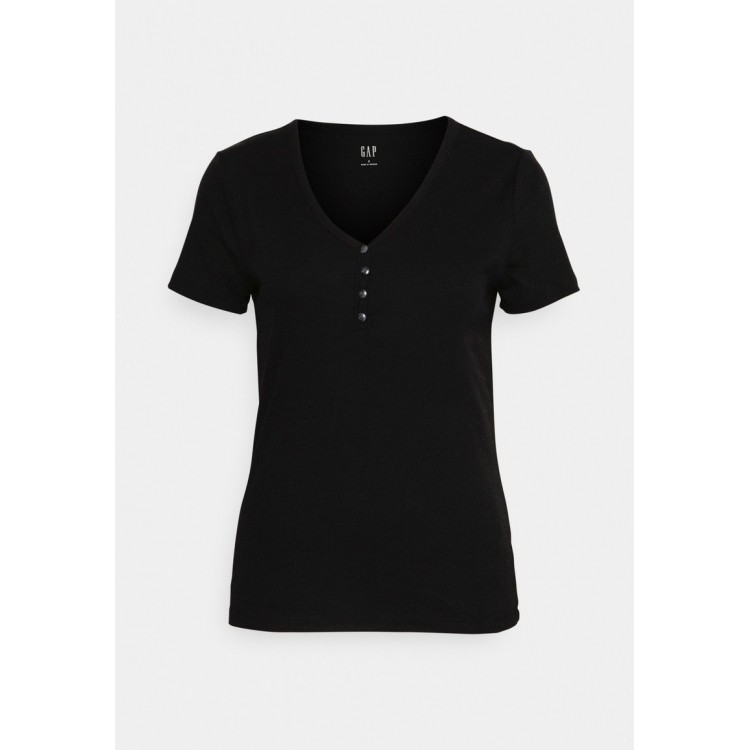 Kobiety T SHIRT TOP | GAP T-shirt basic - true black/czarny - VM77858
