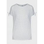 Kobiety T SHIRT TOP | Greenpoint T-shirt z nadrukiem - dots/mleczny - KB43257