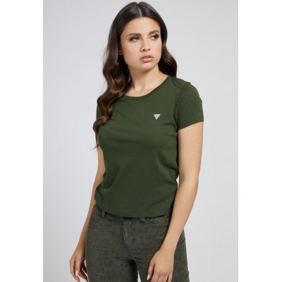 Kobiety T_SHIRT_TOP | Guess DREIECK - T-shirt basic - grün/zielony - SH82343