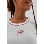 Kobiety T SHIRT TOP | Guess FRONTLOGO - T-shirt z nadrukiem - weiß/biały - NY05312