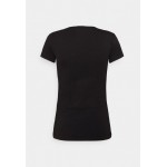 Kobiety T SHIRT TOP | Guess KATHE TEE - T-shirt z nadrukiem - jet black/czarny - IU33887