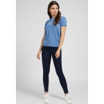 Kobiety T SHIRT TOP | Guess ROLL CUFF - T-shirt z nadrukiem - blau/niebieski - KY01202