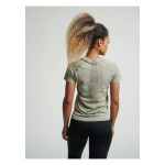 Kobiety T SHIRT TOP | Hummel FUSSBALL - HMLCI SEAMLESS - T-shirt z nadrukiem - vetiver melange/brązowy melanż - JT59382