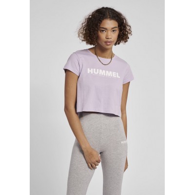 Kobiety T_SHIRT_TOP | Hummel HMLLEGACY  - T-shirt z nadrukiem - pastel lilac/fioletowy - TG97200