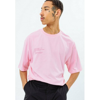 Kobiety T_SHIRT_TOP | Hype CONTINU8 - CONTINU21075 - T-shirt z nadrukiem - pink/różowy - HB19383