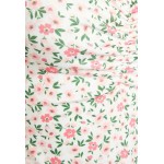 Kobiety T SHIRT TOP | IN THE STYLE DANI DYER PUFF SLEEVE SWEETHEART NECKLINE - T-shirt z nadrukiem - pink/różowy - KT67320