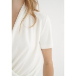 Kobiety T SHIRT TOP | InWear T-shirt basic - whisper white/mleczny - VQ76333