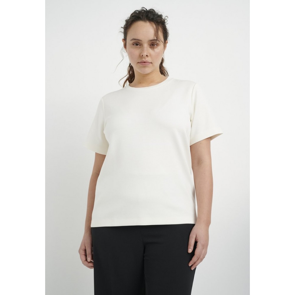 Kobiety T SHIRT TOP | InWear VINCENTIW KARMEN - T-shirt basic - whisper white/mleczny - VS95642