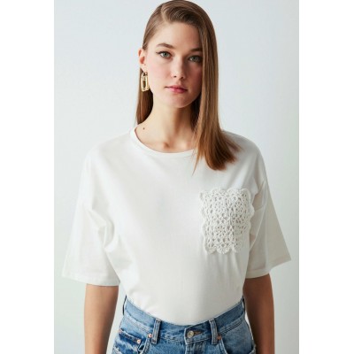 Kobiety T_SHIRT_TOP | Ipekyol T-shirt z nadrukiem - white/biały - OD58373