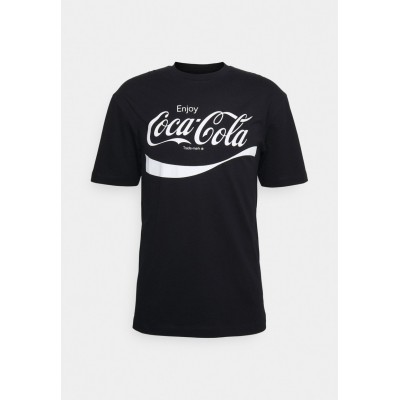 Kobiety T_SHIRT_TOP | Jack & Jones JORCOCA COLA MIX TEE CREW NECK UNISEX - T-shirt z nadrukiem - black/czarny - WI75842