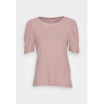 Kobiety T SHIRT TOP | JDY JDYFRANSISKA PUFF SLEEVE - T-shirt basic - woodrose/jasnoróżowy - FZ16181