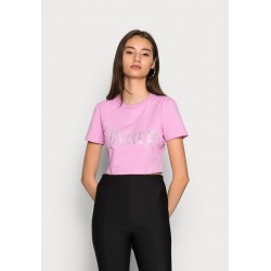Kobiety T_SHIRT_TOP | Juicy Couture DIAMANTE - T-shirt z nadrukiem - orchid/różowy - JH90572