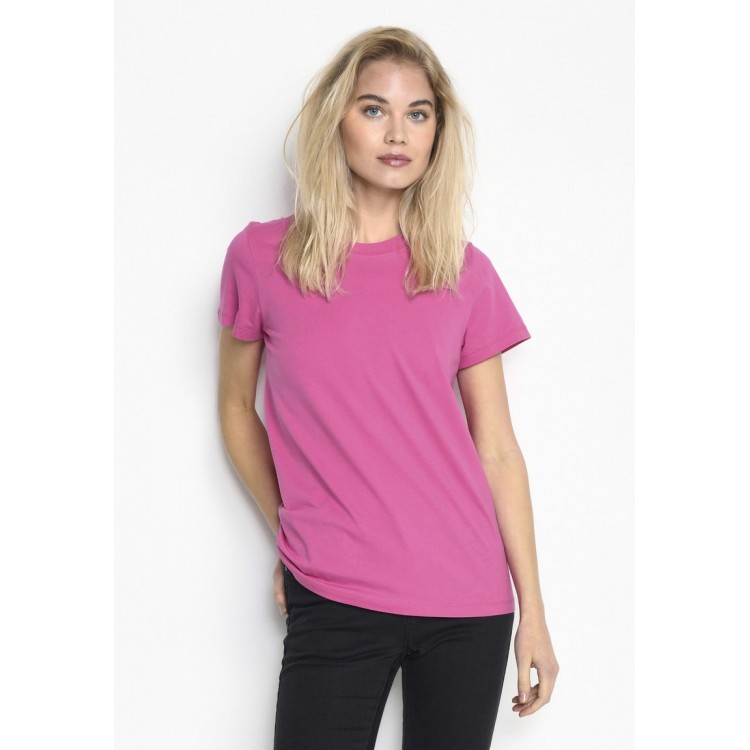 Kobiety T SHIRT TOP | Kaffe KAMARIN - T-shirt basic - raspberry rose/różowy - EO38630