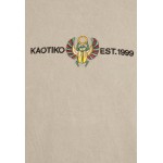 Kobiety T SHIRT TOP | Kaotiko BEETLE - T-shirt z nadrukiem - sand/beżowy - UJ95493