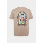 Kobiety T SHIRT TOP | Kaotiko WASHED CELESTIAL DOOR - T-shirt z nadrukiem - hueso/mleczny - IN72787