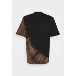 Kobiety T SHIRT TOP | Karl Kani RETRO BLEACHED TEE UNISEX - T-shirt z nadrukiem - black/czarny - OR54994