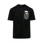 Kobiety T SHIRT TOP | KARL LAGERFELD IKONIK - T-shirt z nadrukiem - black/czarny - PC57310