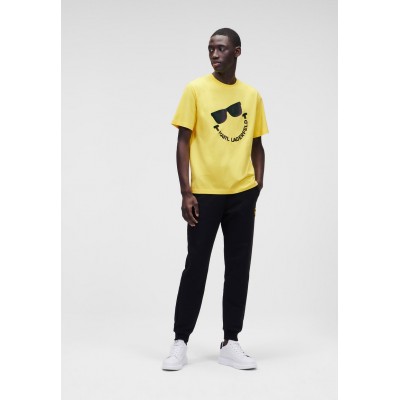Kobiety T_SHIRT_TOP | KARL LAGERFELD T-shirt z nadrukiem - vibrant yel/żółty - WS16215