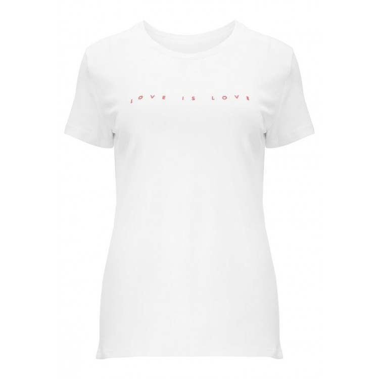 Kobiety T SHIRT TOP | LA MANIA NETI - T-shirt z nadrukiem - white/biały - SY29276